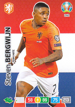 Steven Bergwijn Netherlands Panini UEFA EURO 2020#242